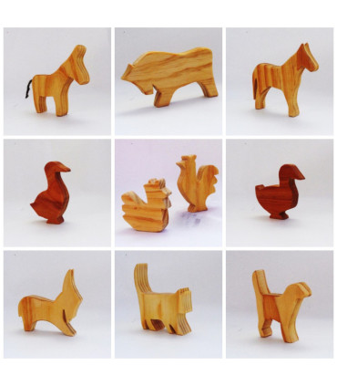 Animal Hohepa Wooden Assorted