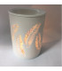 Oil burner, White, Fern