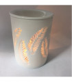 Oil burner, White, Fern