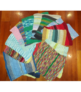 Knitted Dish Cloth, assorted colours