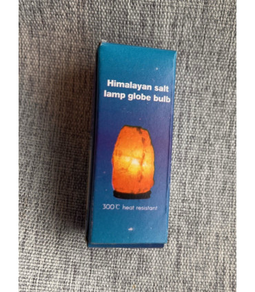 Himalayan salt lamp globe bulb