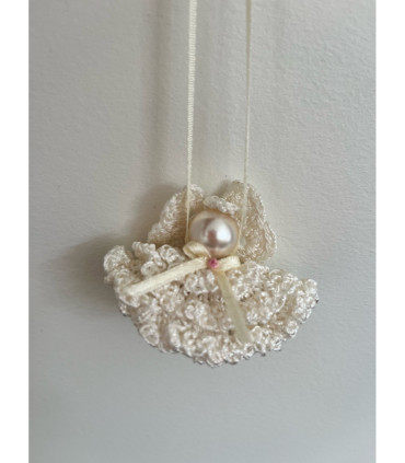 Angel, crochet with bead