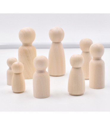 Peg Doll Wooden Small