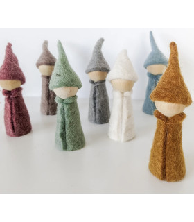 Earth Folk Peg Doll