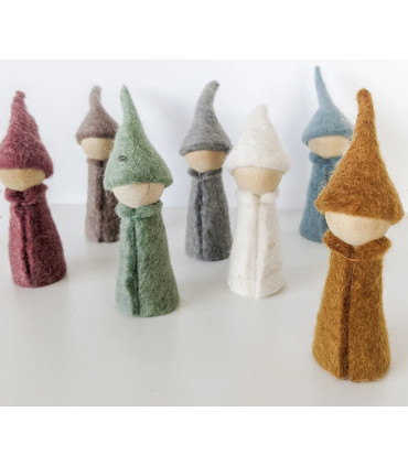 Earth Folk Peg Doll
